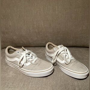 Vans Old School Beige & White Shoes